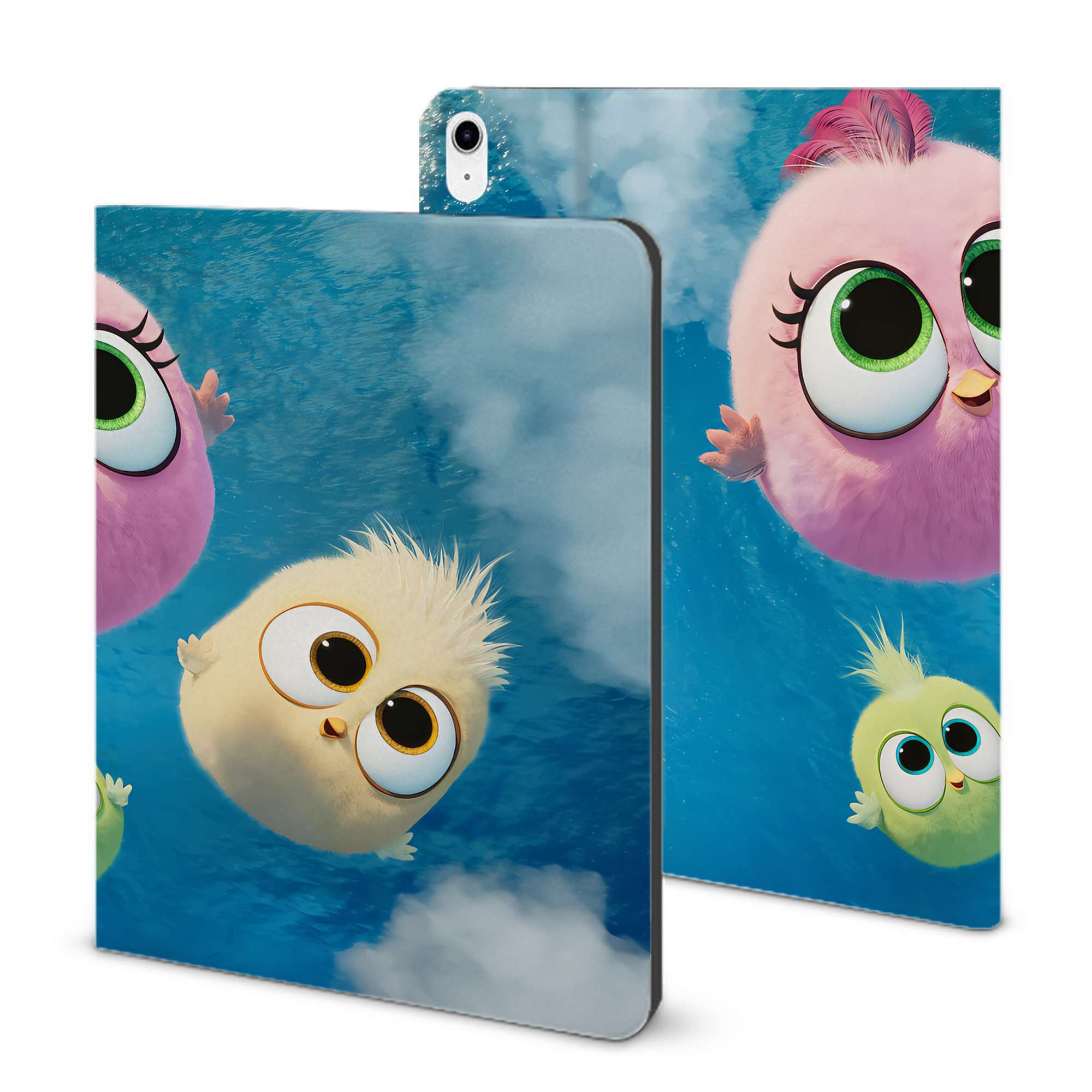 （画像用） Angry Birds アングリーバード IPad ケース ブック型 PUレザー TPU 耐衝撃 軽量 薄型 ペン収納なし 全面保護 IPad 各モデル対応